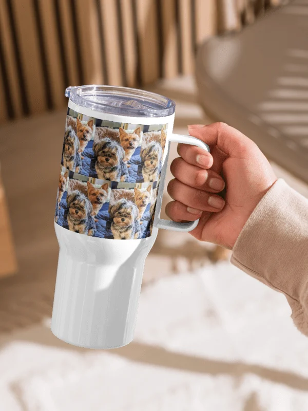 Cute Dog Pattern Travel Mug product image (9)