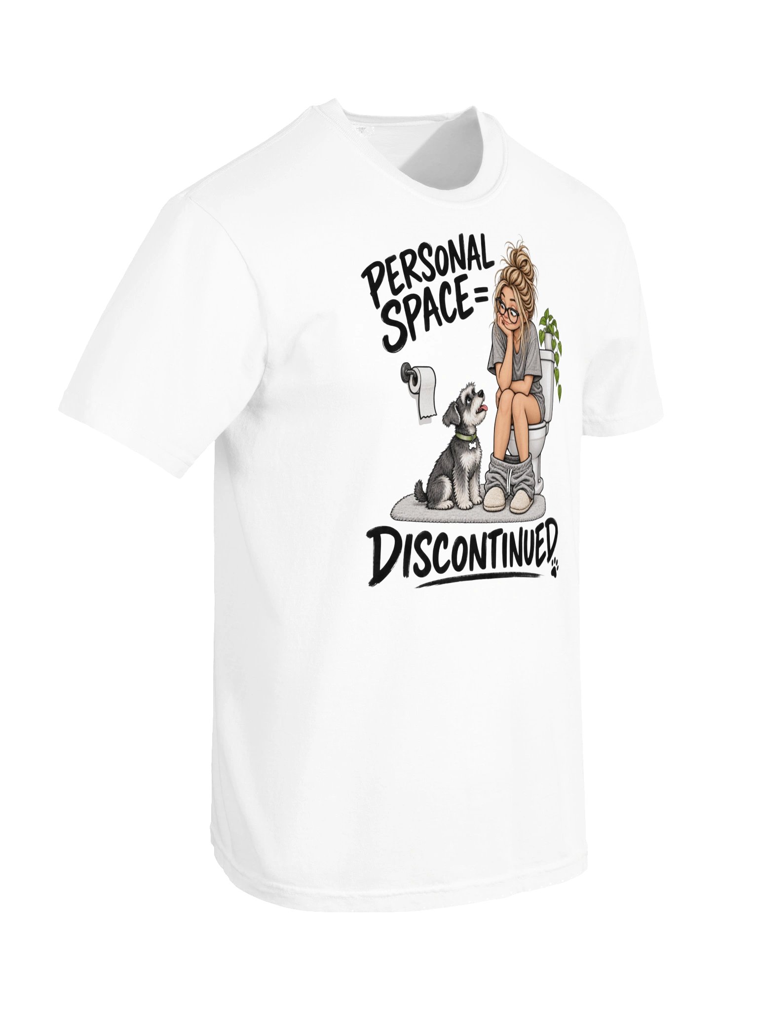 Personal Space Discontinued Funny Dog T-Shirt product image (55)