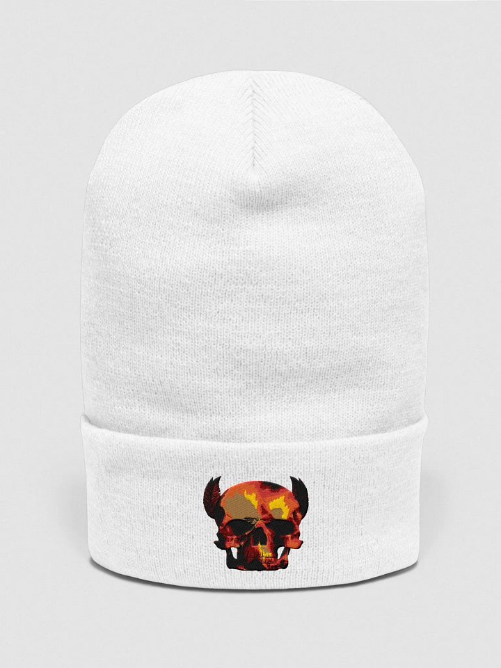 Skull with Fire Inside Skull, skulls, skull art design, skeleton, skull and bones, scary, skull tattoo, artistic skull, human skull, dark skull, bones, Halloween product image (1)