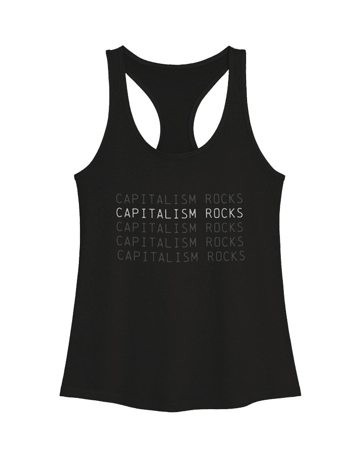 Capitalism Rocks Women's Racerback Tank product image (1)