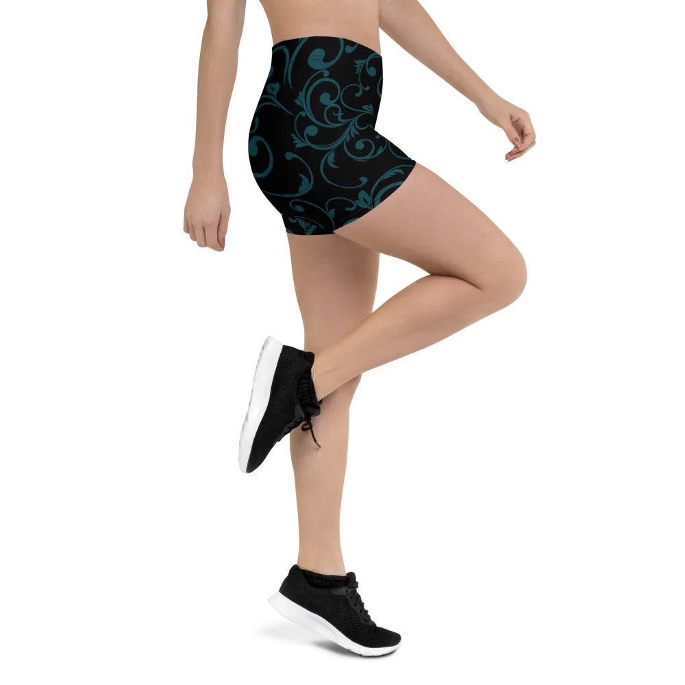 Dark Teal Activewear Shorts product image (12)