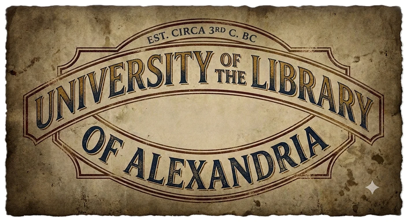 University of the Library of Alexandria degree parchment product image (2)