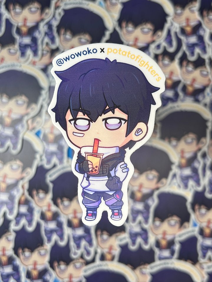 WoWoKo x Potato Fighters - Iso - Sticker product image (1)