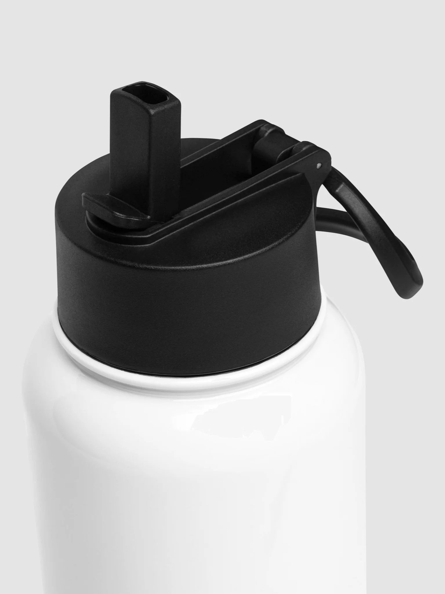 White Stainless Steel Water Bottle 32oz. - Personalized product image (4)