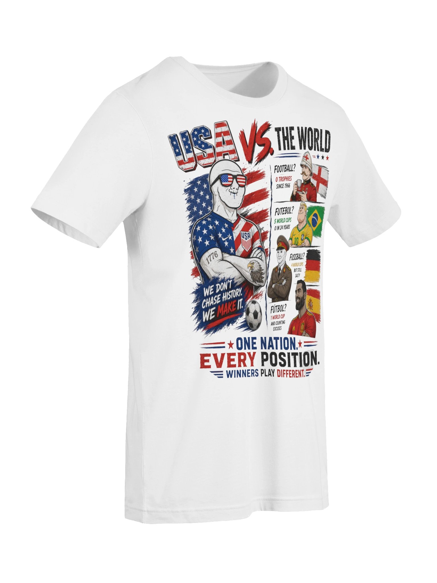 USA vs The World Funny Soccer World Cup 2026 Tee product image (8)