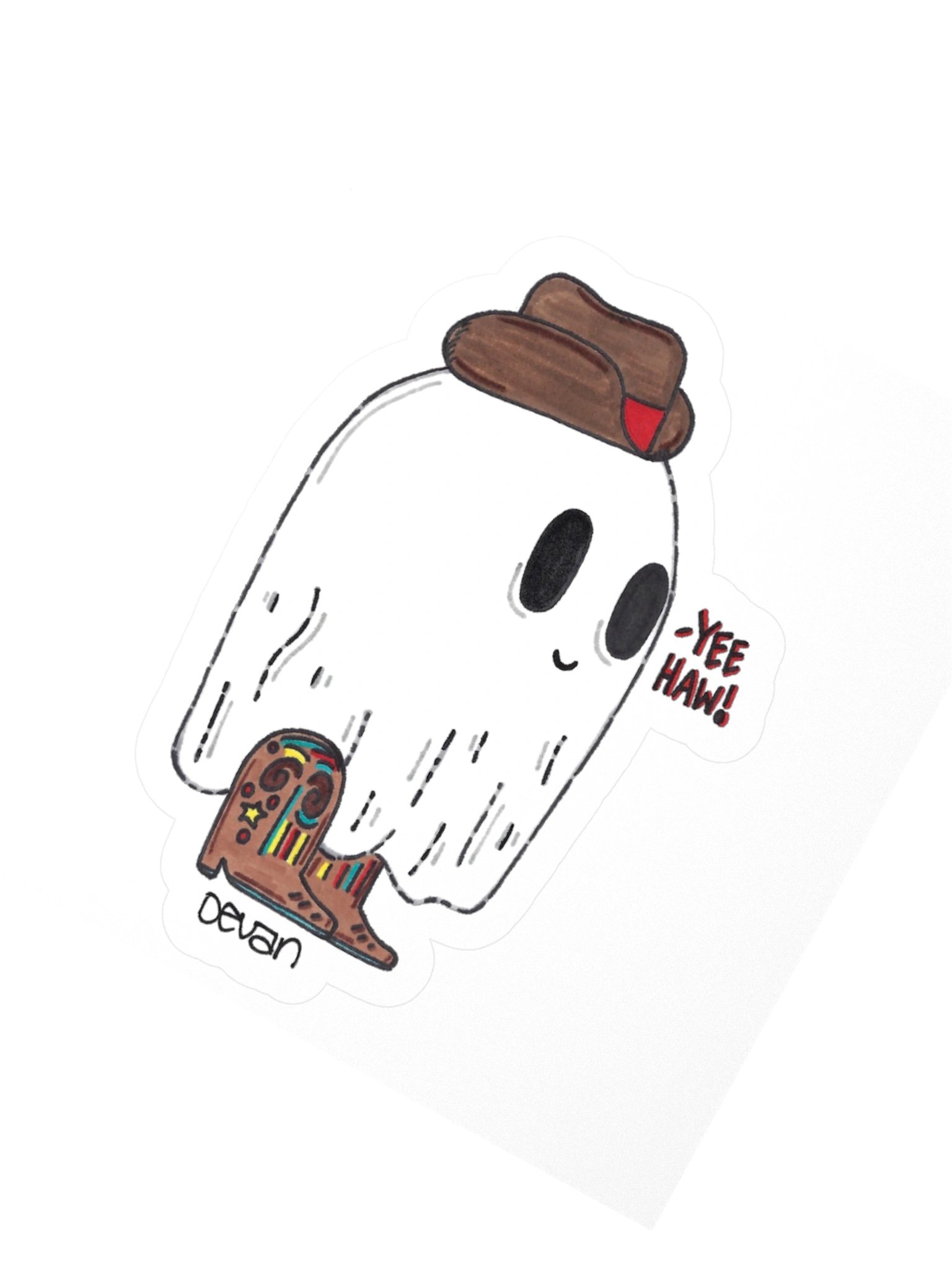 Ghost: Cowboy Sticker product image (2)