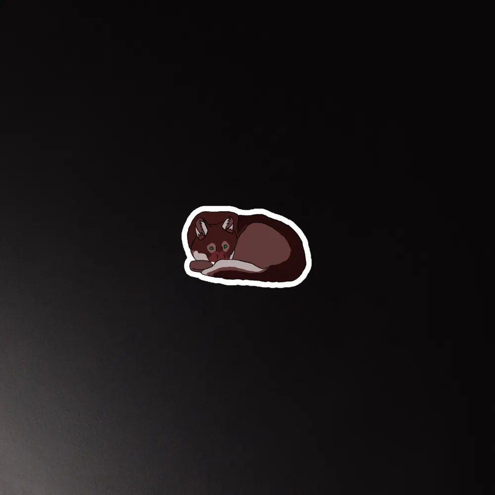 Sleepy Wolf Magnet product image (5)