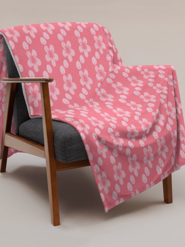 Sakura Cherry Blossom Throw Blanket product image (3)