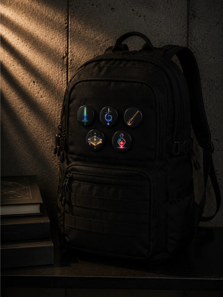 In Magic We Trust Art Pin Set product image (1)