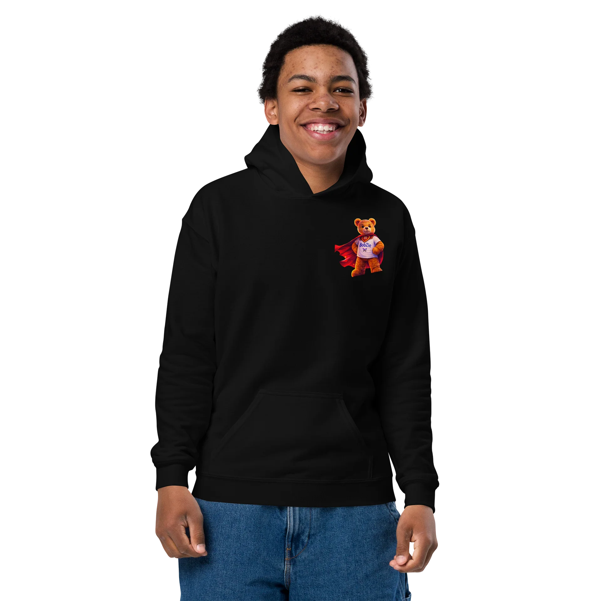 Bobzie Superhero Youth Hoodie | Brave By Nature Edition by FayzieBobs product image (1)