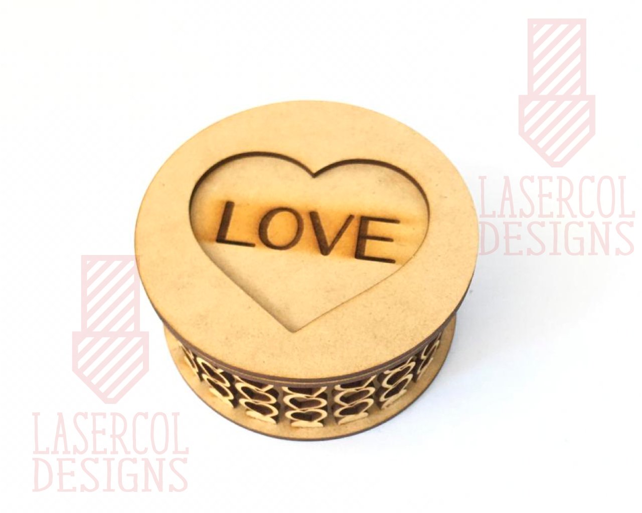 Round box (4 styles) - Laser Cut Files product image (4)