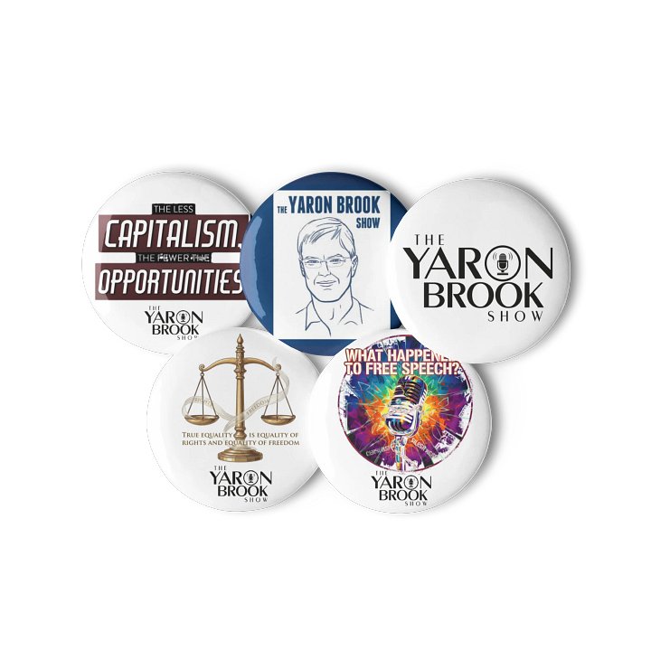 Yaron Brook Show – Ideas That Matter Button Set (5-Pack) product image (2)