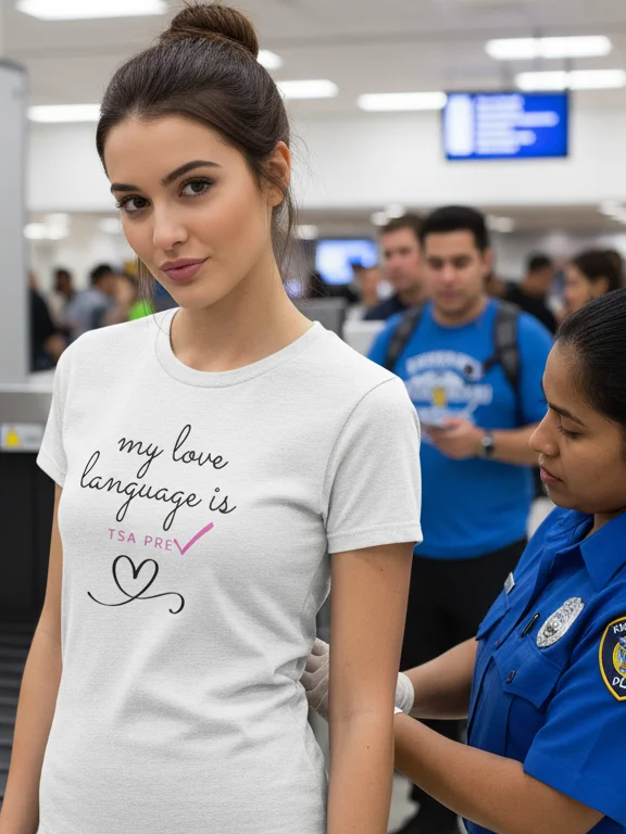 TSA Precheck Love Language Travel Tee product image (1)