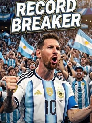 Who’s the greatest. - Messi or Ronaldo? Leo obviously thinks he’s the one after his record breaking 18th goal in the World Cup finals at the tender age of 39 #leomessi 