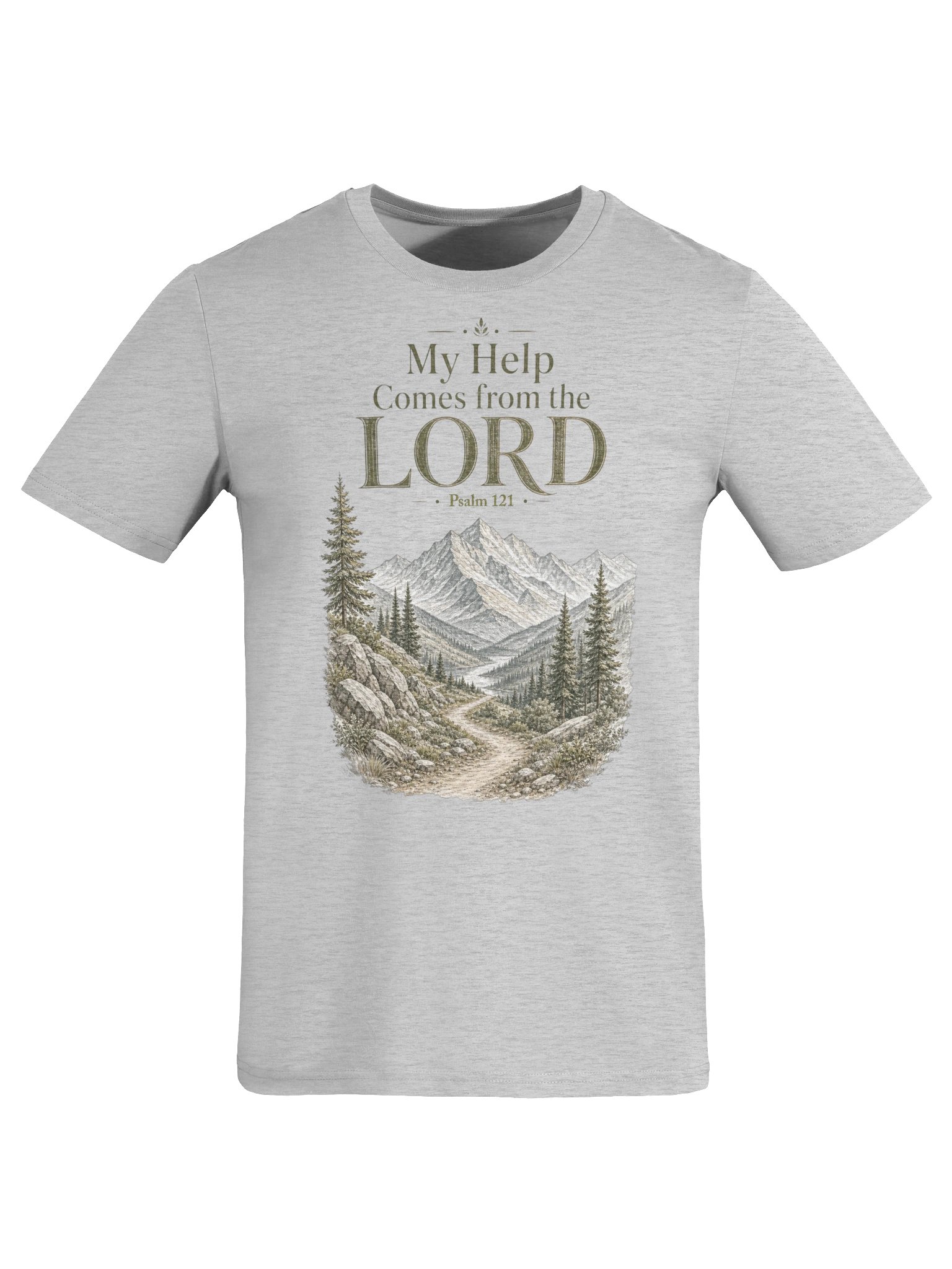 Psalm 121 My Help Comes from the Lord Christian T-shirt product image (4)