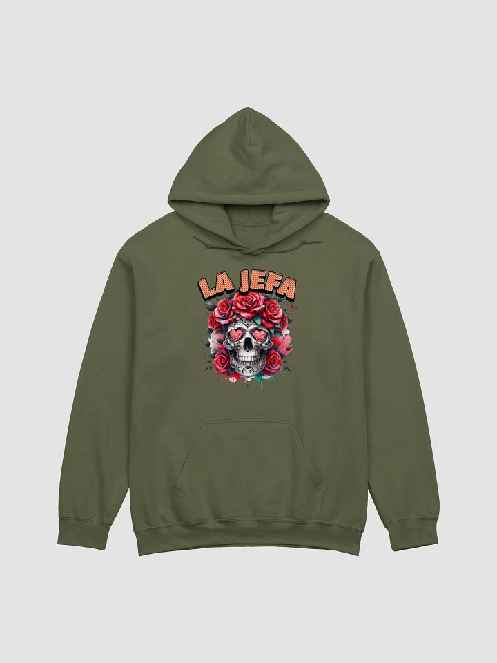 La Jefa Skull The Boss Rose Hoodie product image (11)