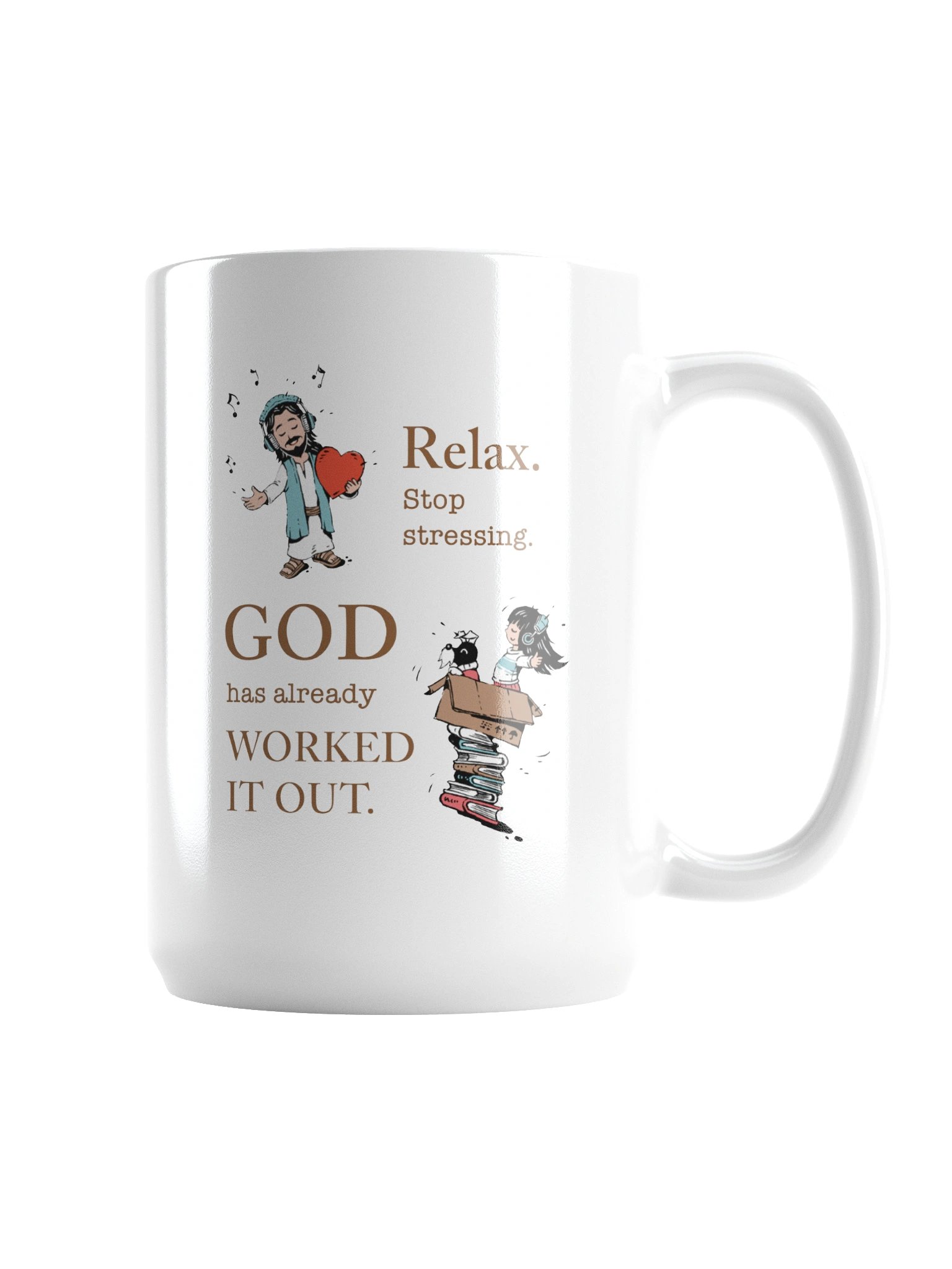 "God worked it out" mug product image (2)