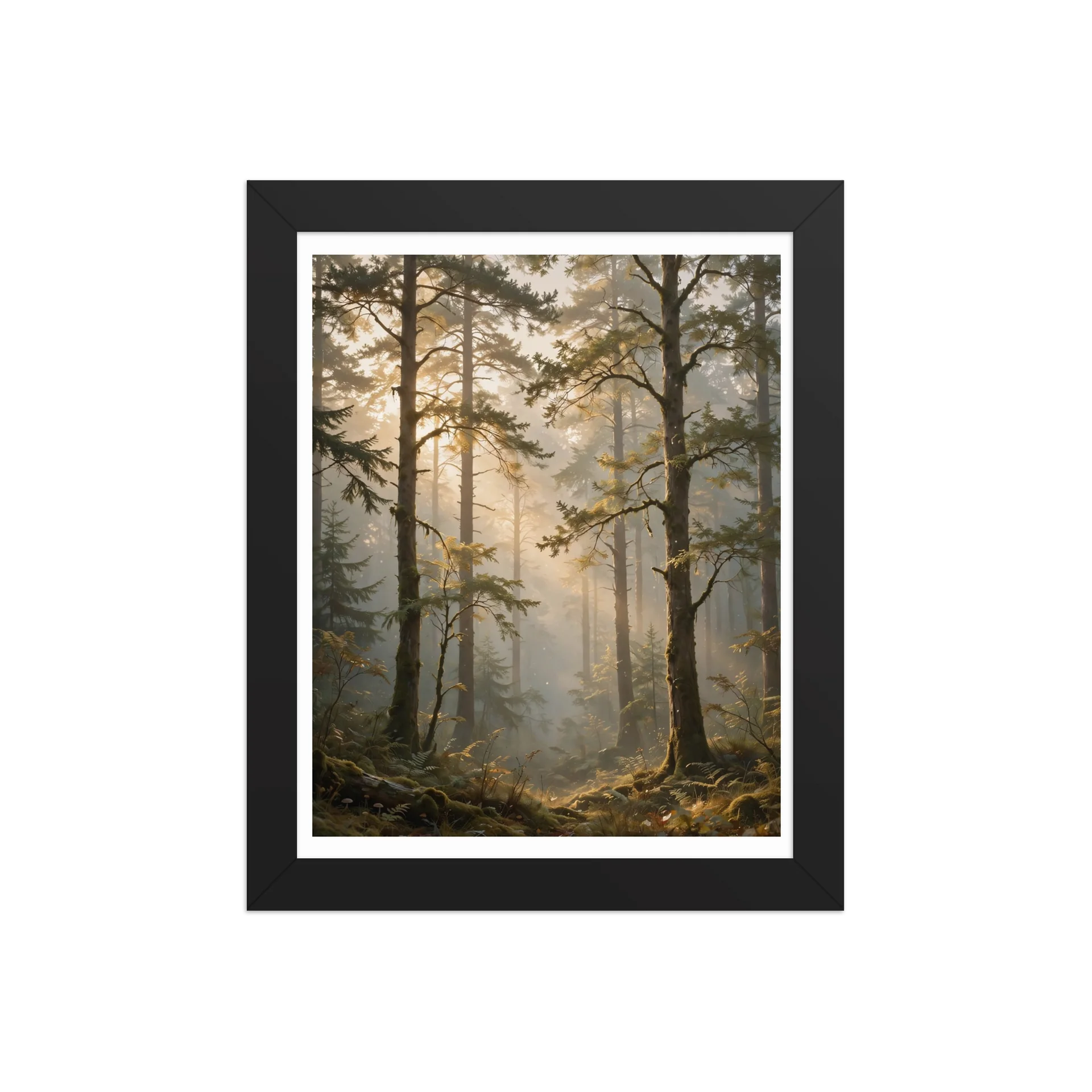 Forest Nature Painting – Peaceful Green Landscape product image (1)