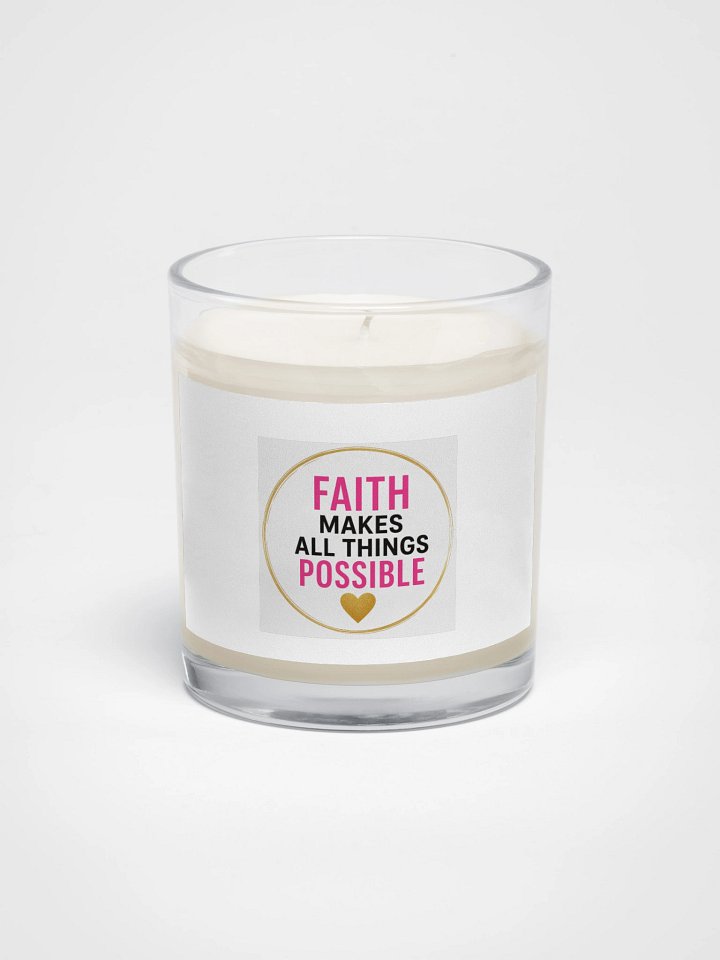 Faith Makes it Possible candle product image (1)