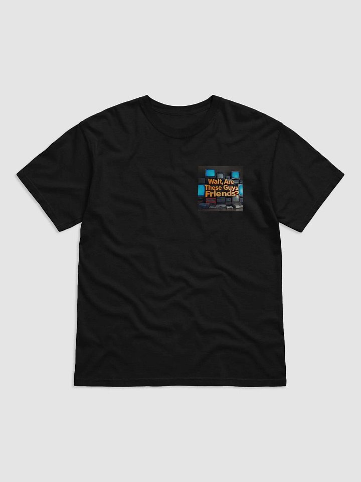 Wait, Are These Guys Friends? Small Logo T product image (1)