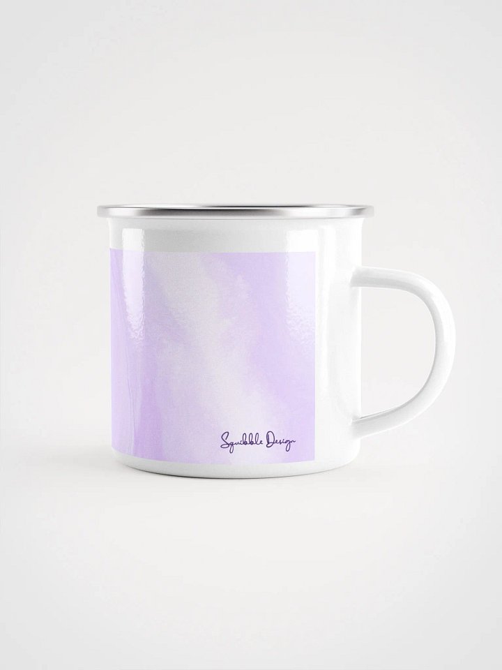 Squibble Design Paw Logo Enamel Mug product image (1)