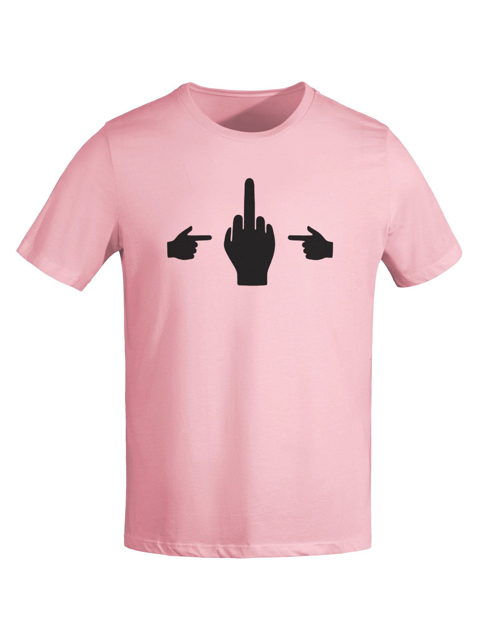 No Middle Finger Point ShopCo Black Women’s Pink Tee product image (7)