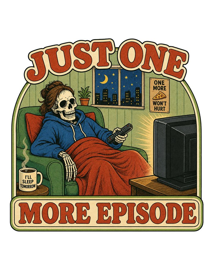 Just One More Episode Tee product image (1)