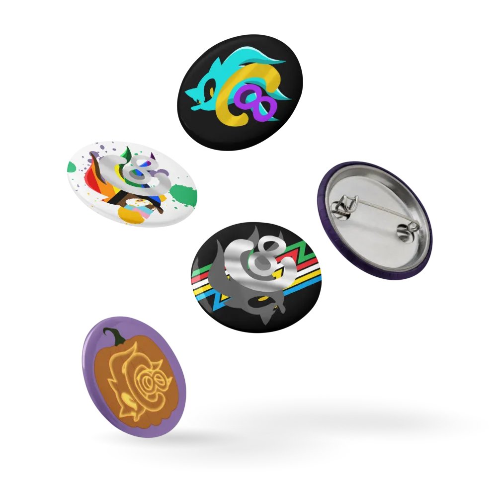 Logos 5 Pin Button Set product image (5)