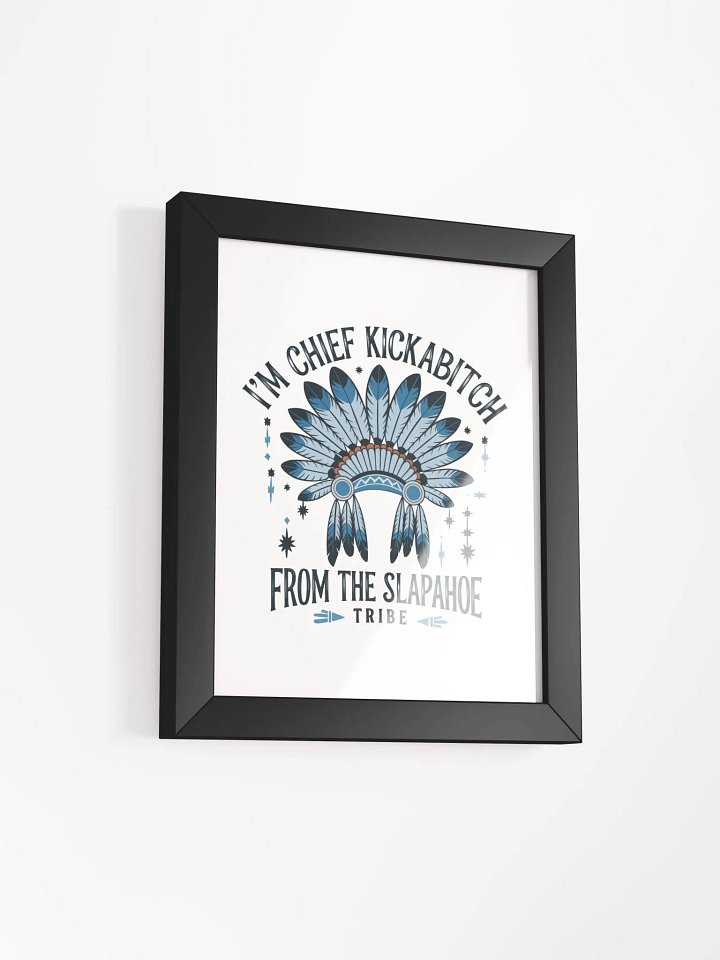 Chief Kickabitch Framed Matte Poster product image (37)