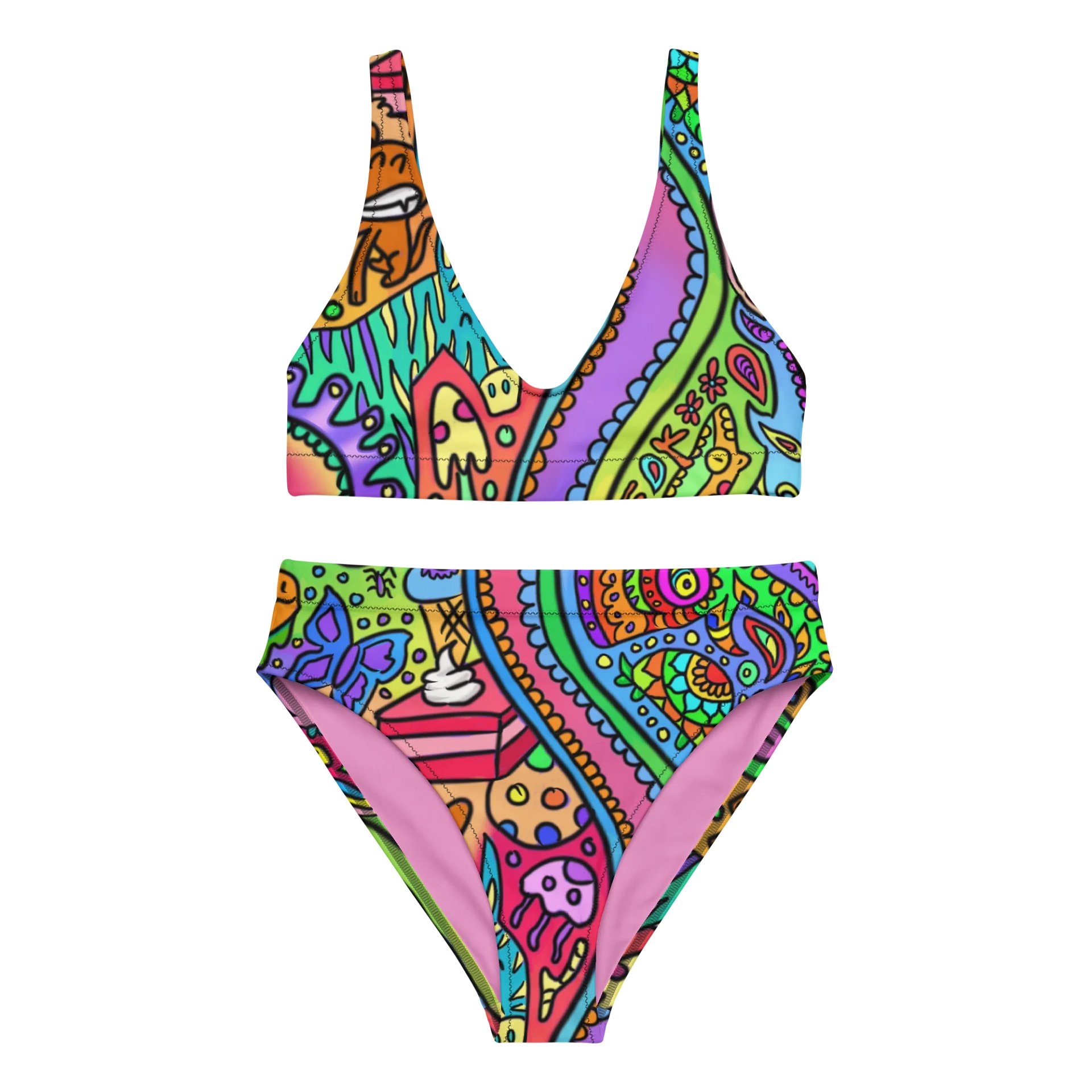 Trippy Sunfyre Bikini (High Waist) product image (1)