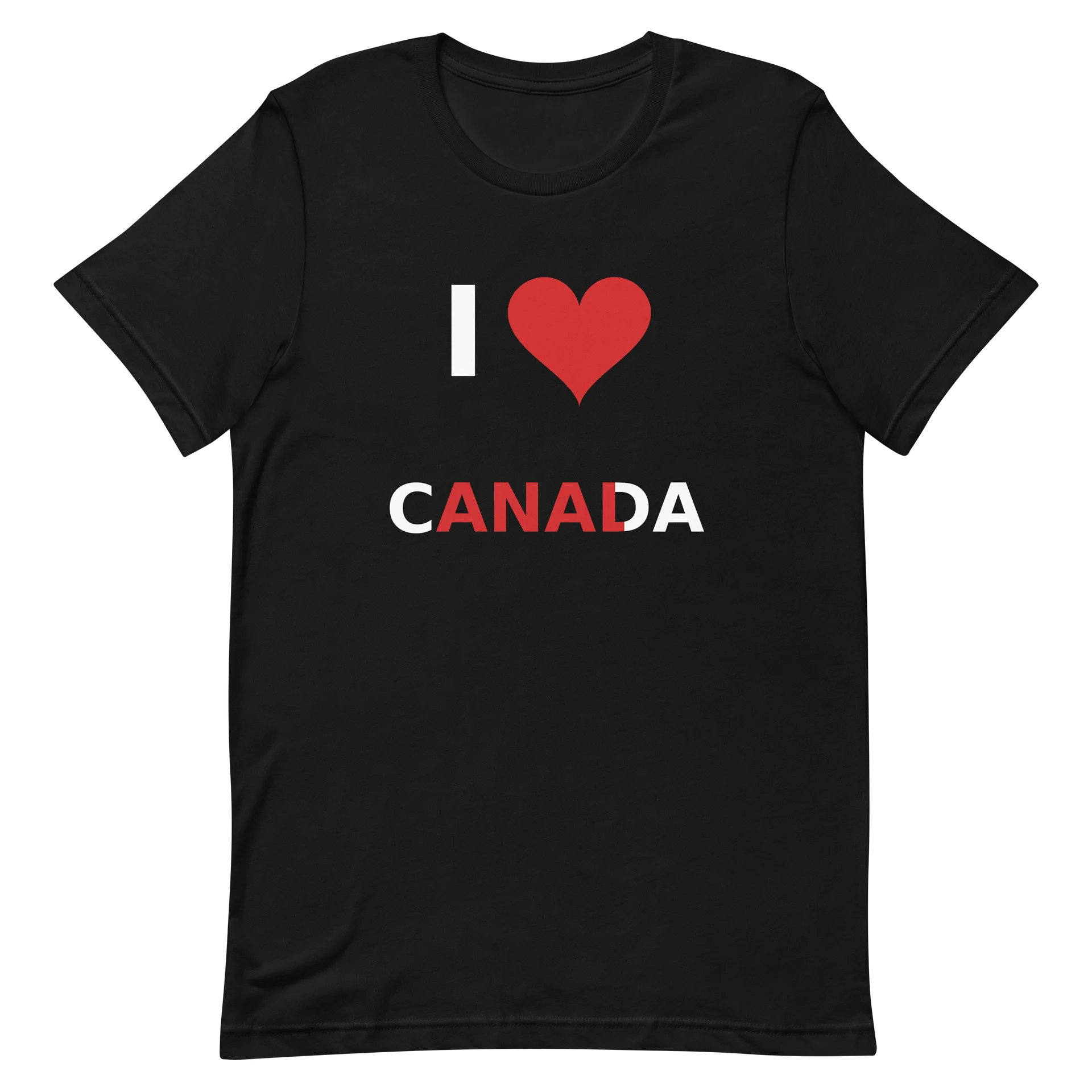 I Love “Canada” Tee - (Black) product image (2)