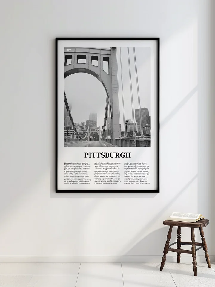Pittsburgh 01 Newspaper Poster | Framed product image (7)