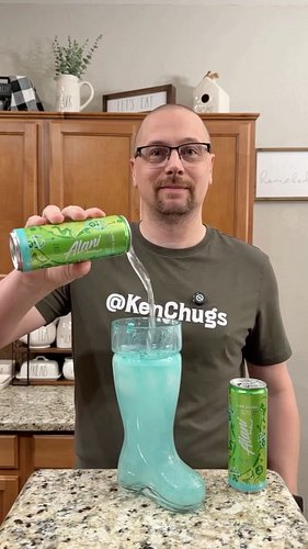 Chugging Alani Energy Lime Slush! #kenchugs #alani #fyp
