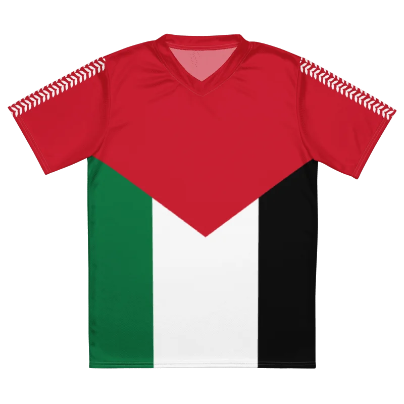 Palestine Flag Olive Vine Short Sleeve Jersey product image (1)
