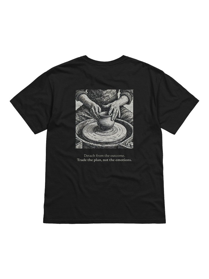 Trade the plan, not the emotions T-Shirt - Back product image (2)