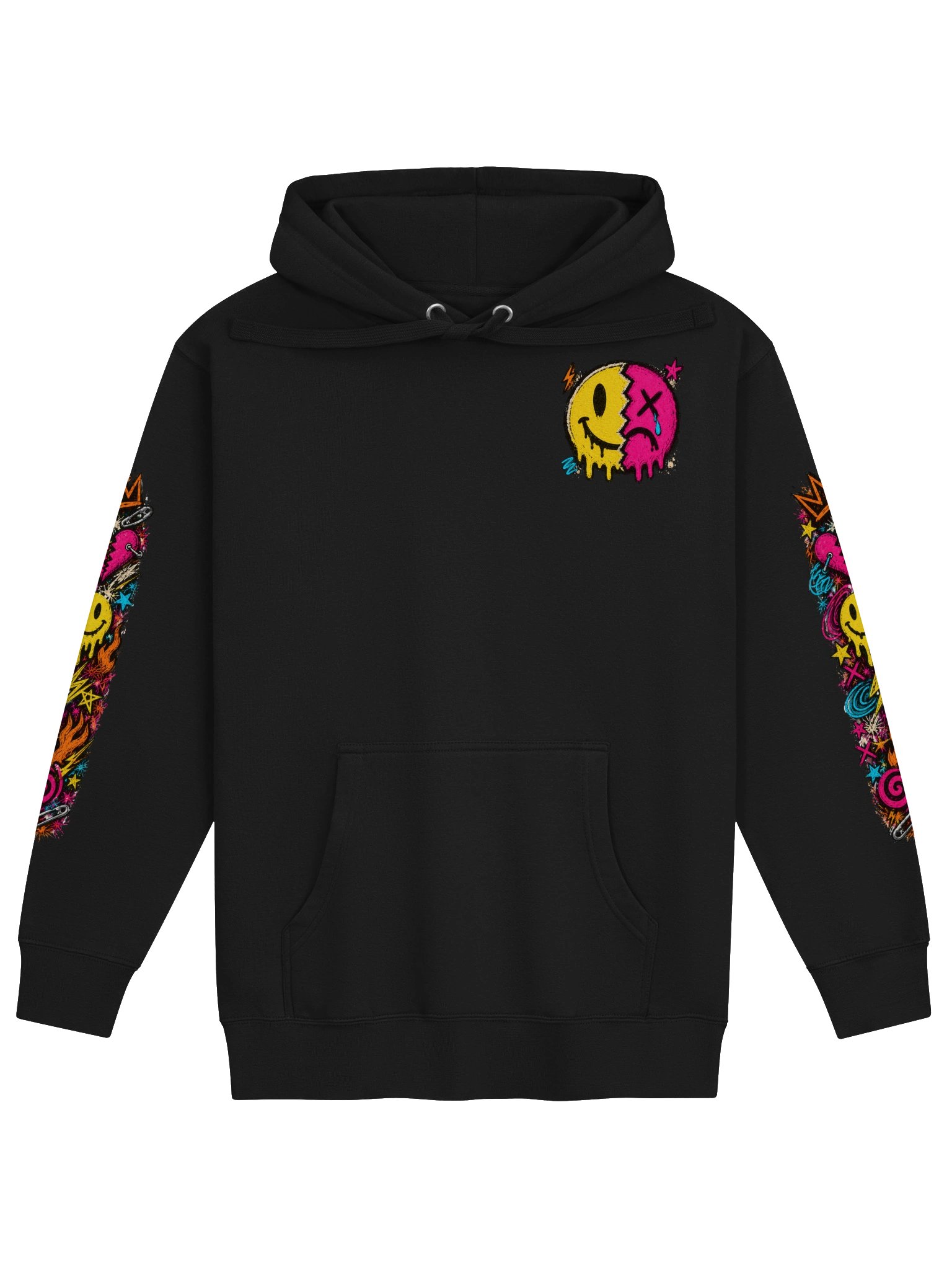 Mental Breakdown - Split Mood Graffiti Hoodie product image (5)