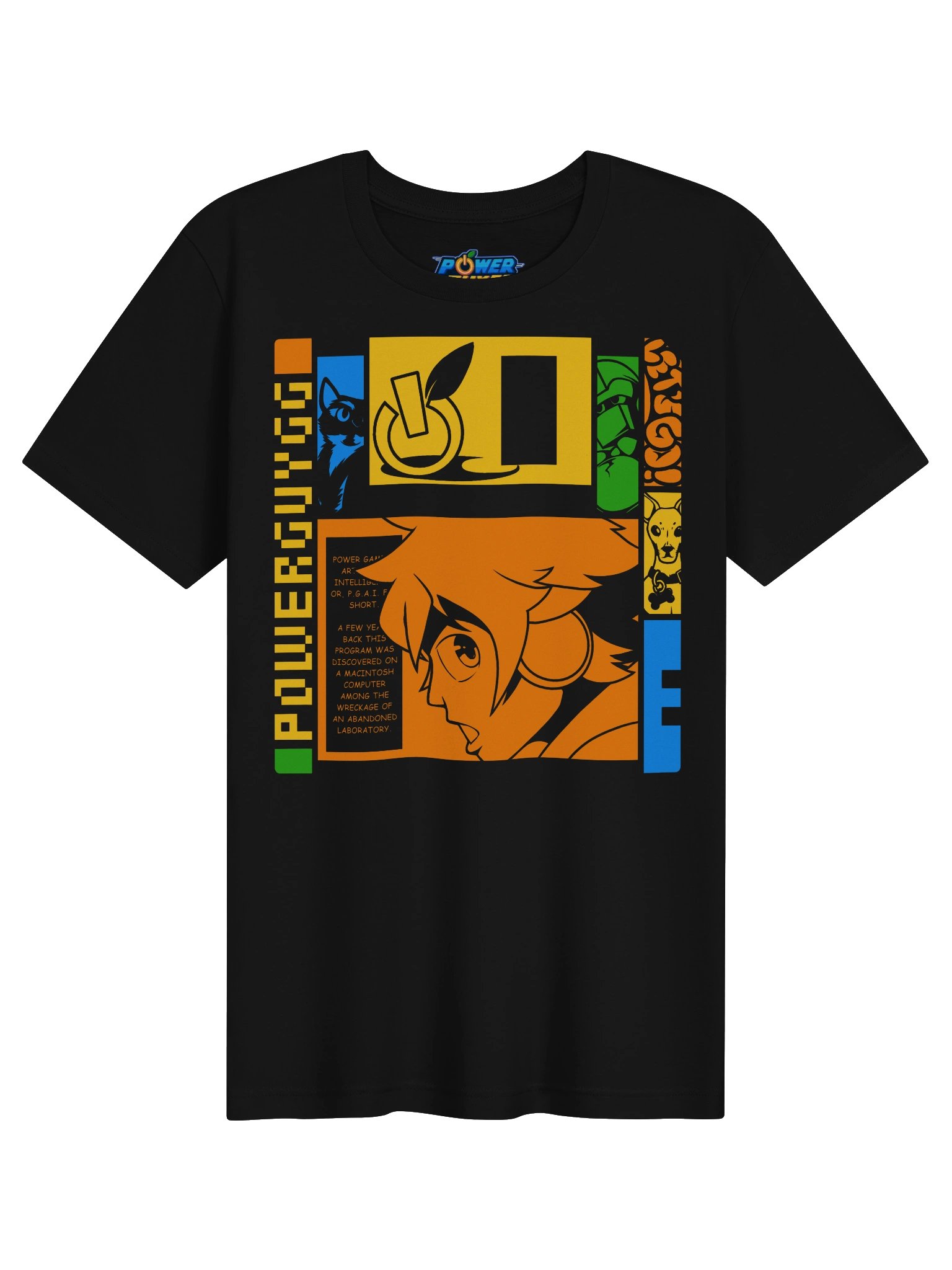 PowerGuyGG Floppy Disk Graphic Tee product image (1)