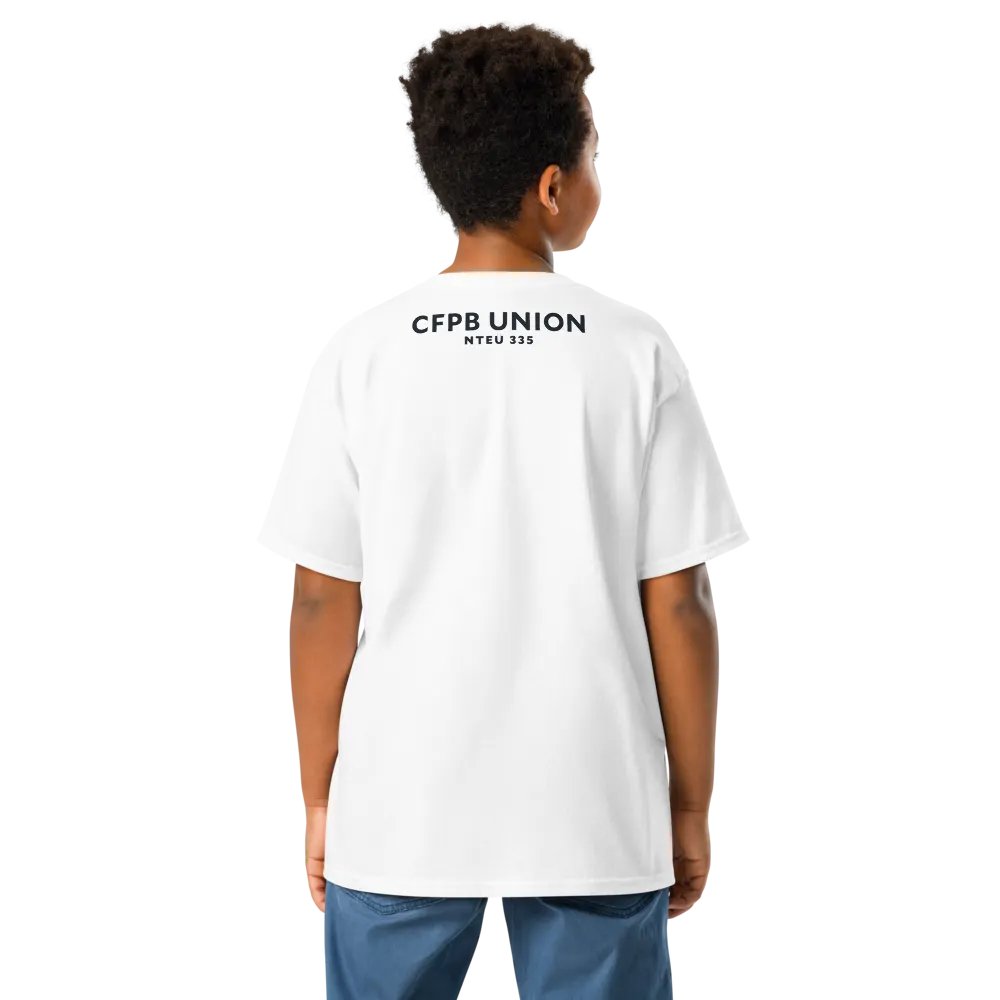 CFPB Piggy Bank Picket Youth T-Shirt product image (4)