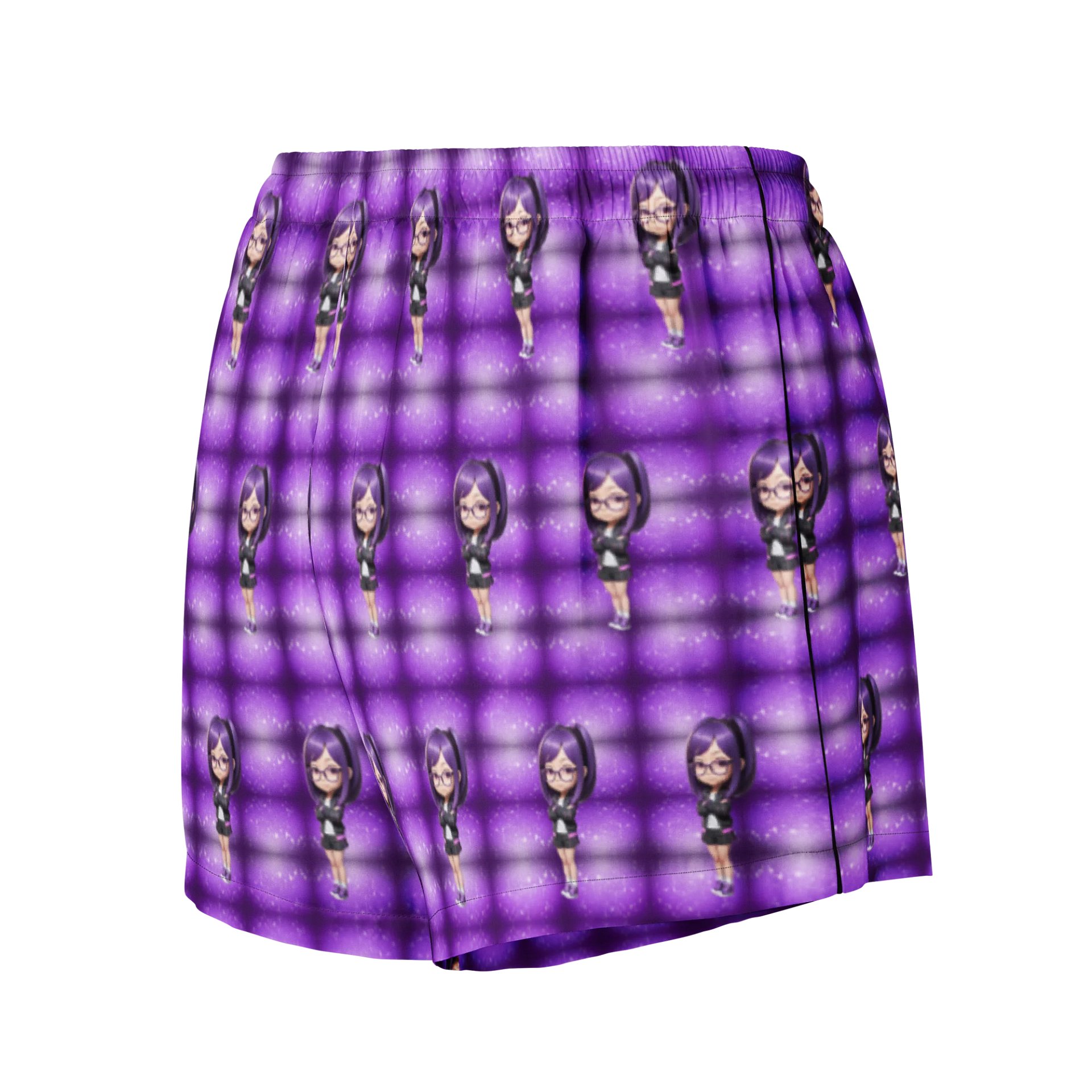 (Purple CHIBI) K Women's Pajama Shorts product image (2)