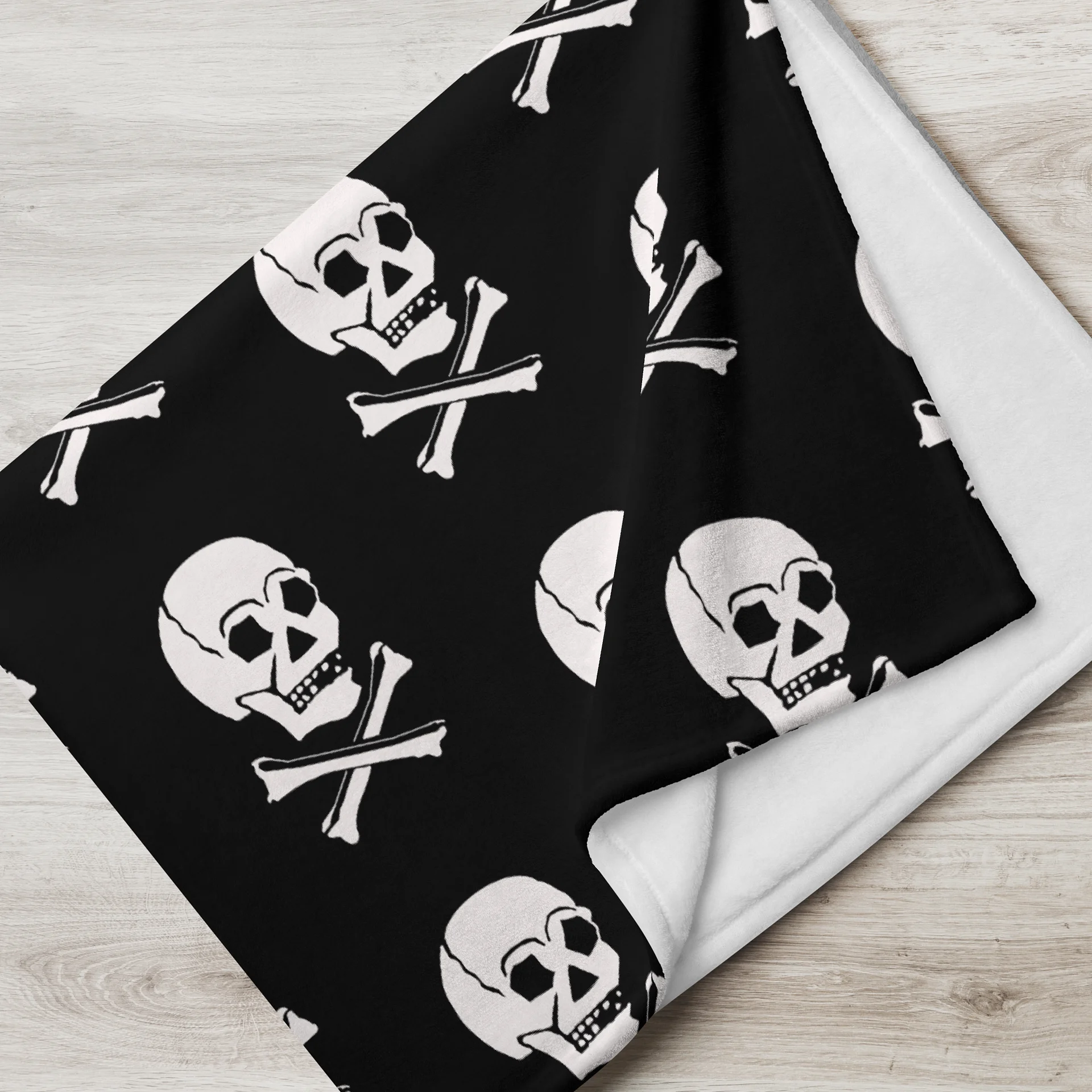 Skull & Crossbones Throw Blanket product image (7)