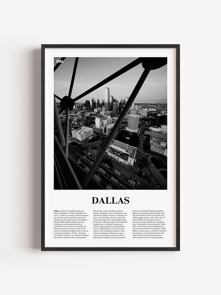 Dallas 01 Newspaper Poster product image (1)