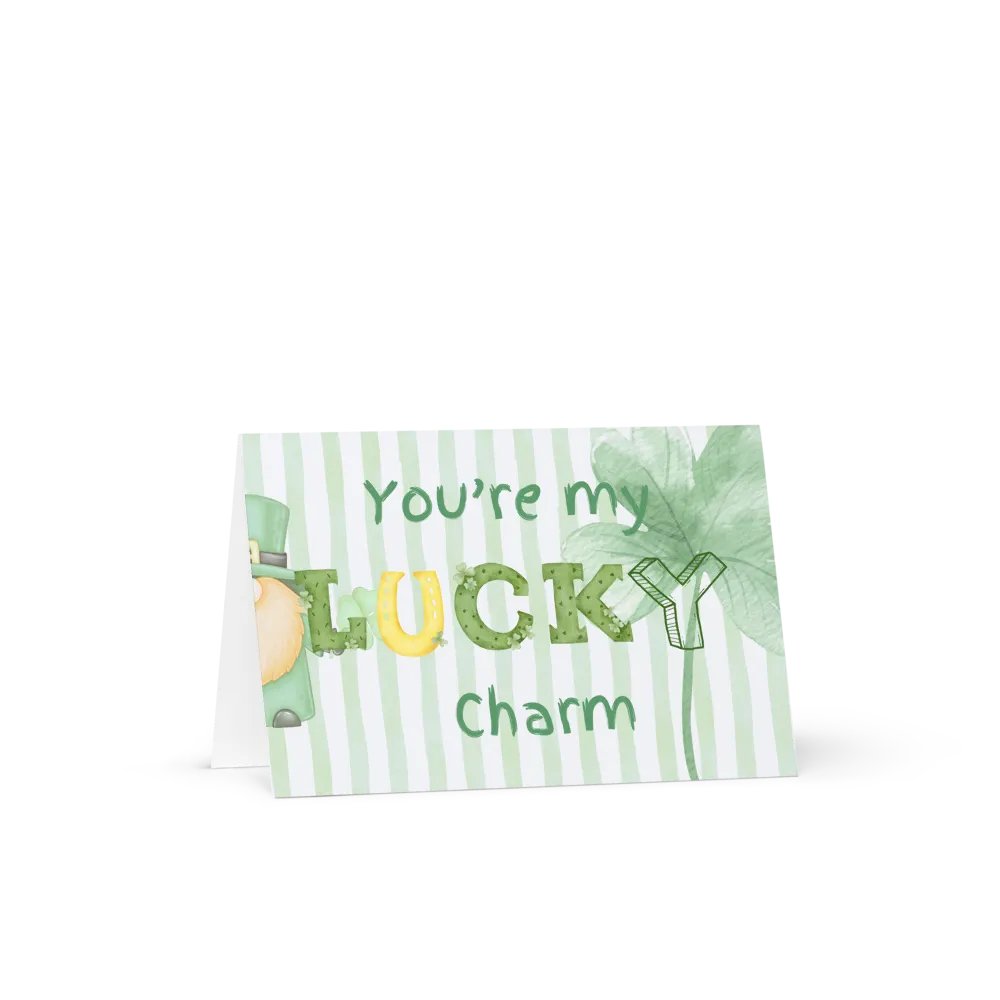 St Patrick's Day Card You're My Lucky Charm product image (2)