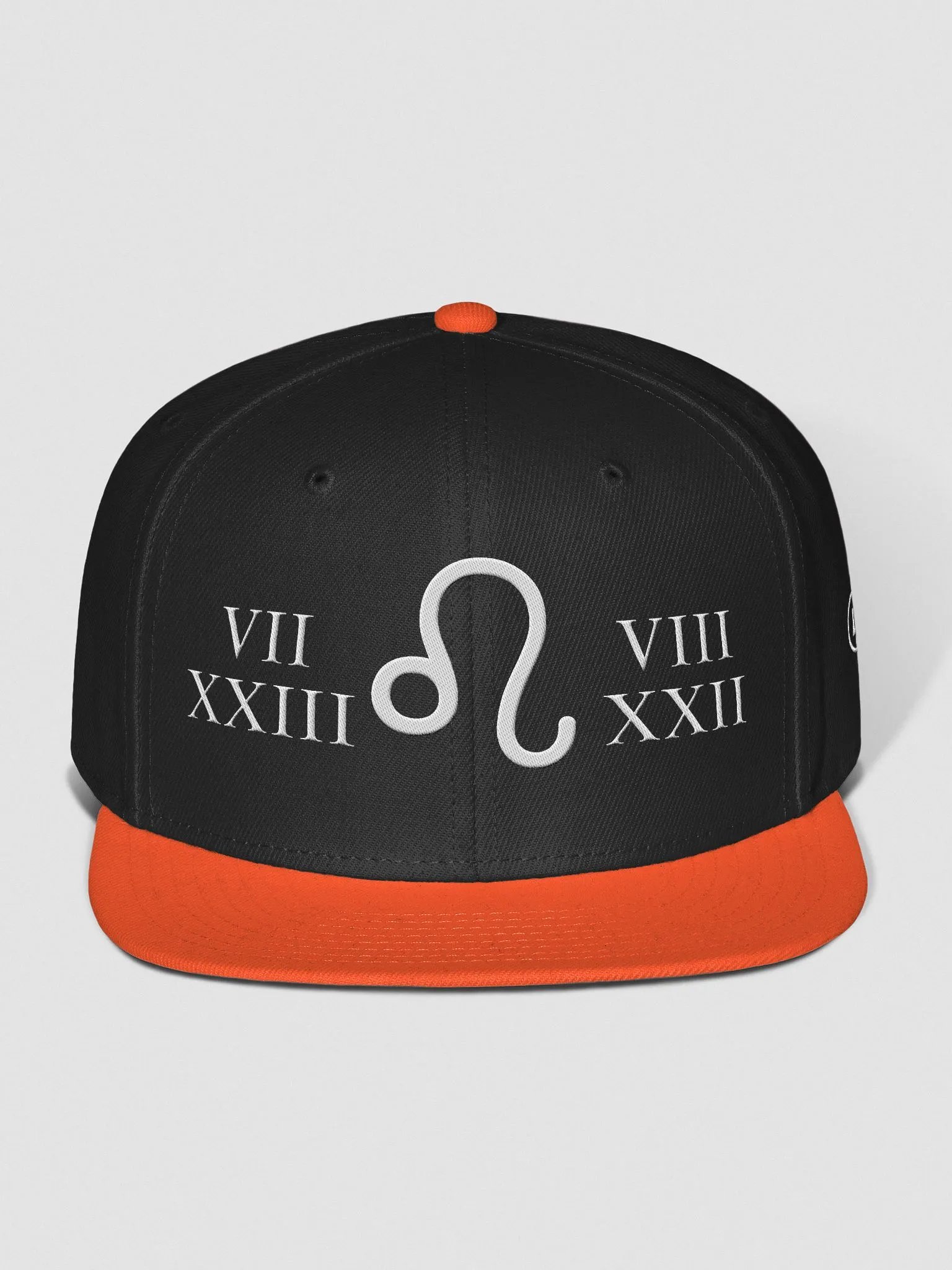 Leo Zodiac Sign "Courage" : Fierce Heart Snapback Cap product image (1)