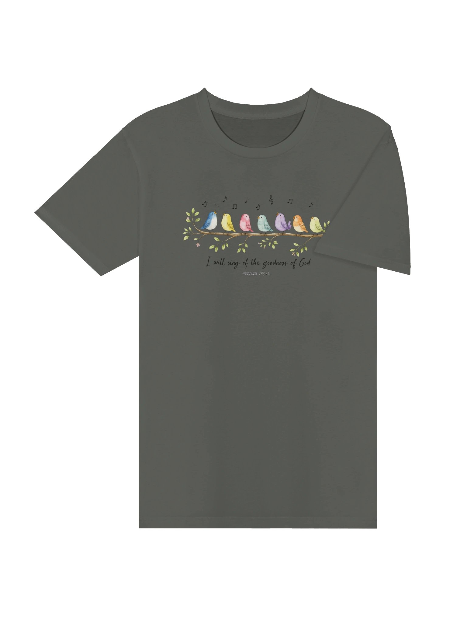 I Will Sing of the Goodness of God Shirt, Psalm 89 1 Shirt, Christian Bird Shirt, Faith Based Tee, Worship Shirt product image (17)