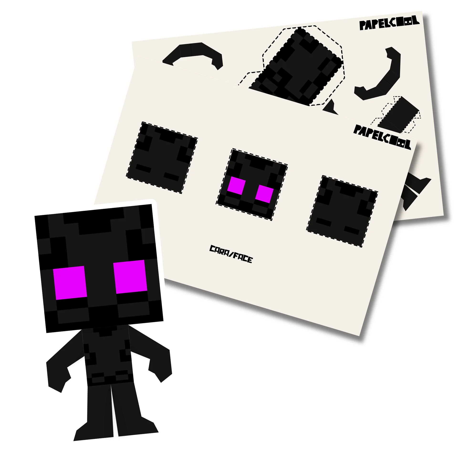 Papercraft Enderman product image (2)