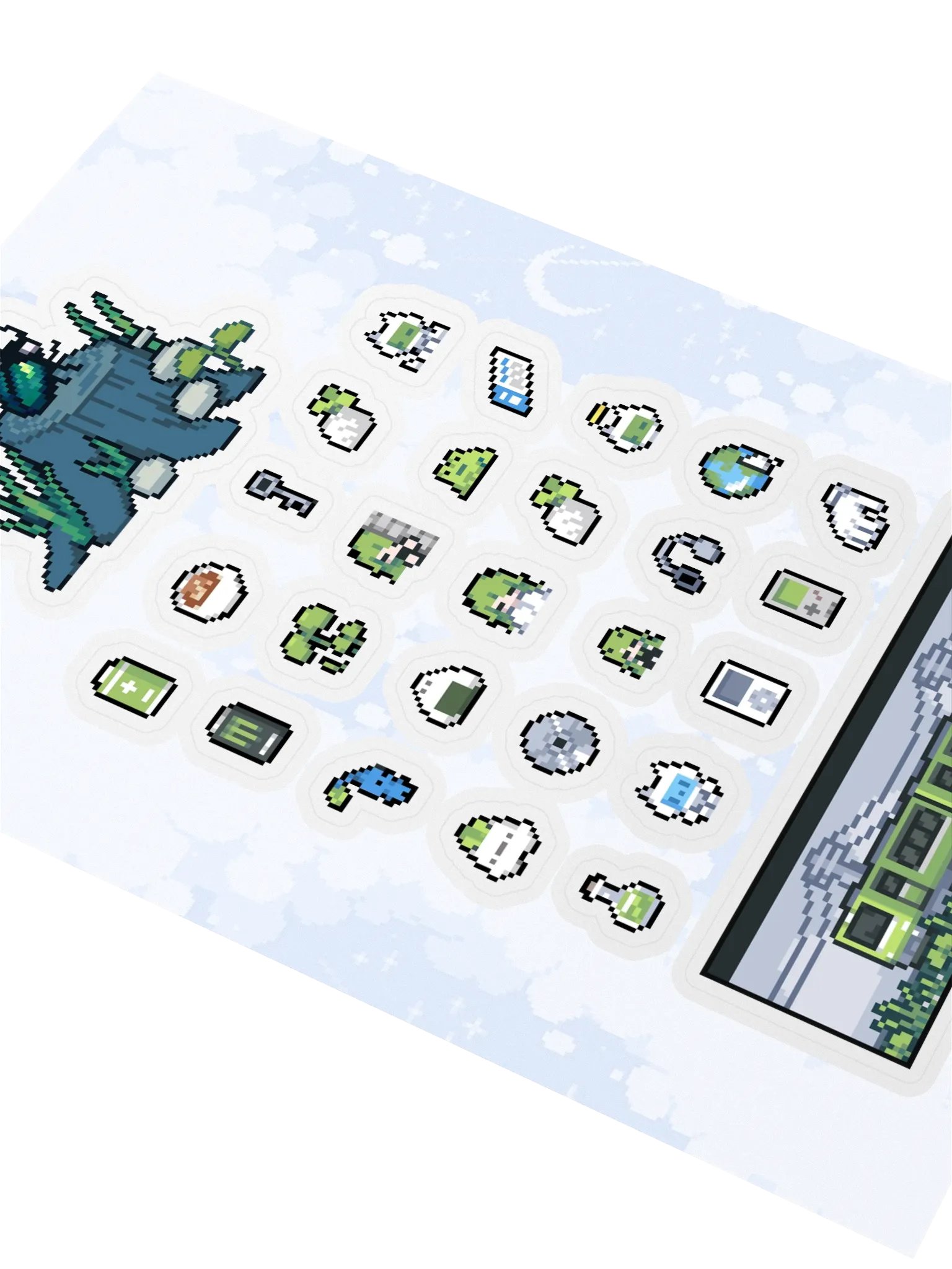 Mini Pixel Sticker Sheet product image (3)