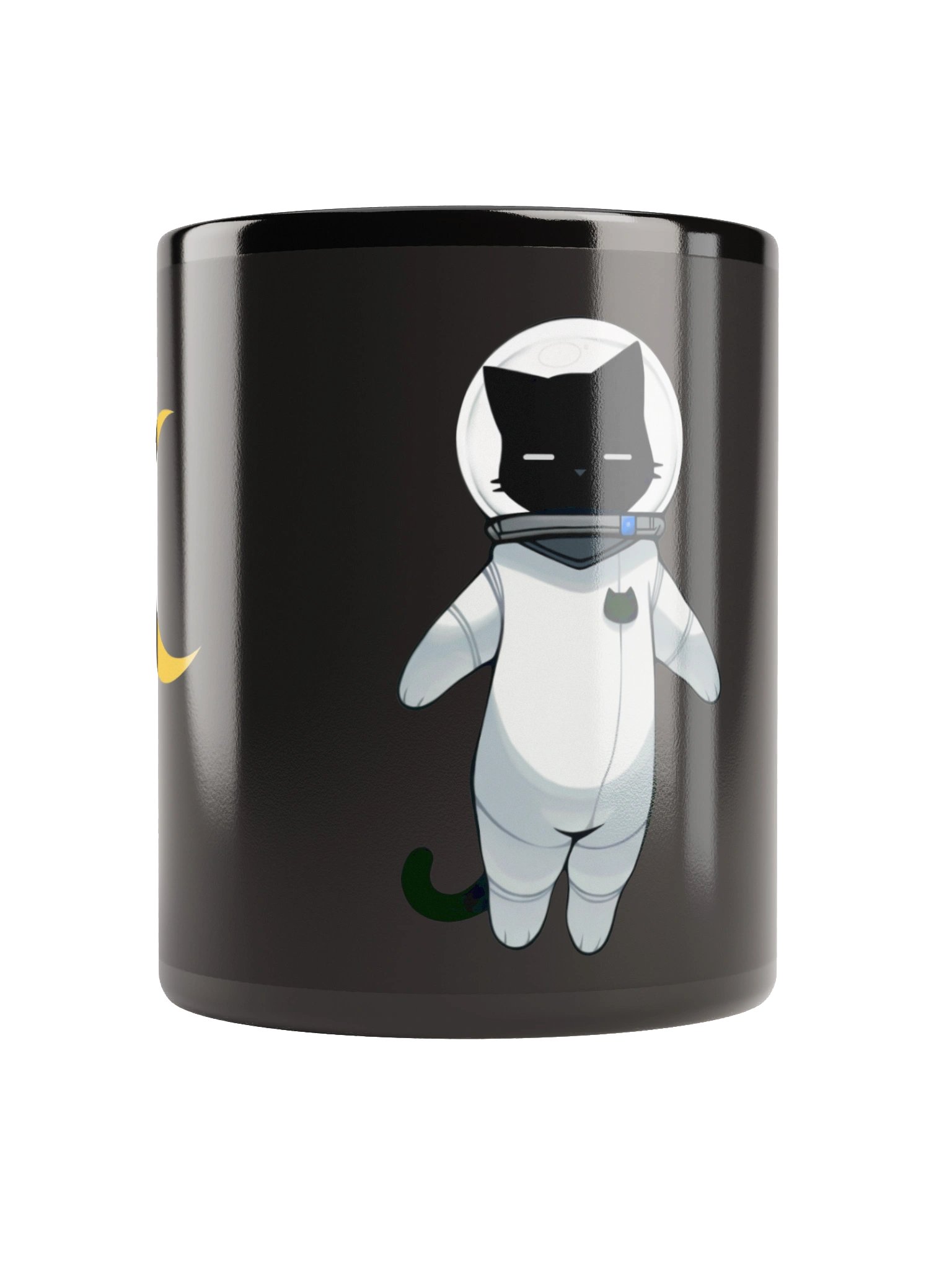 Sleepy Space Kitty Ceramic Mug product image (1)