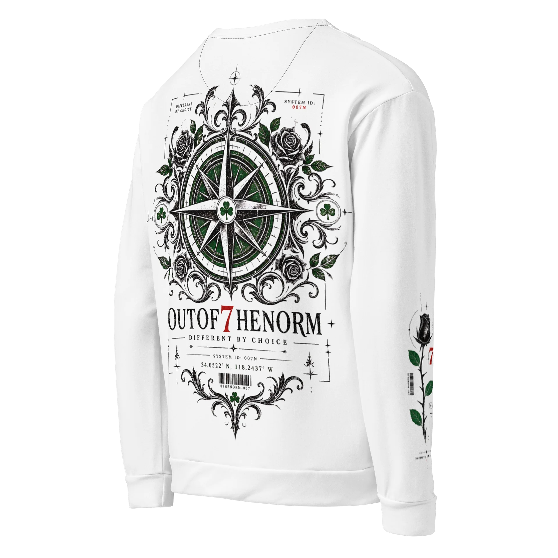 Midnight Rose 7 — All-Over Sweatshirt product image (5)