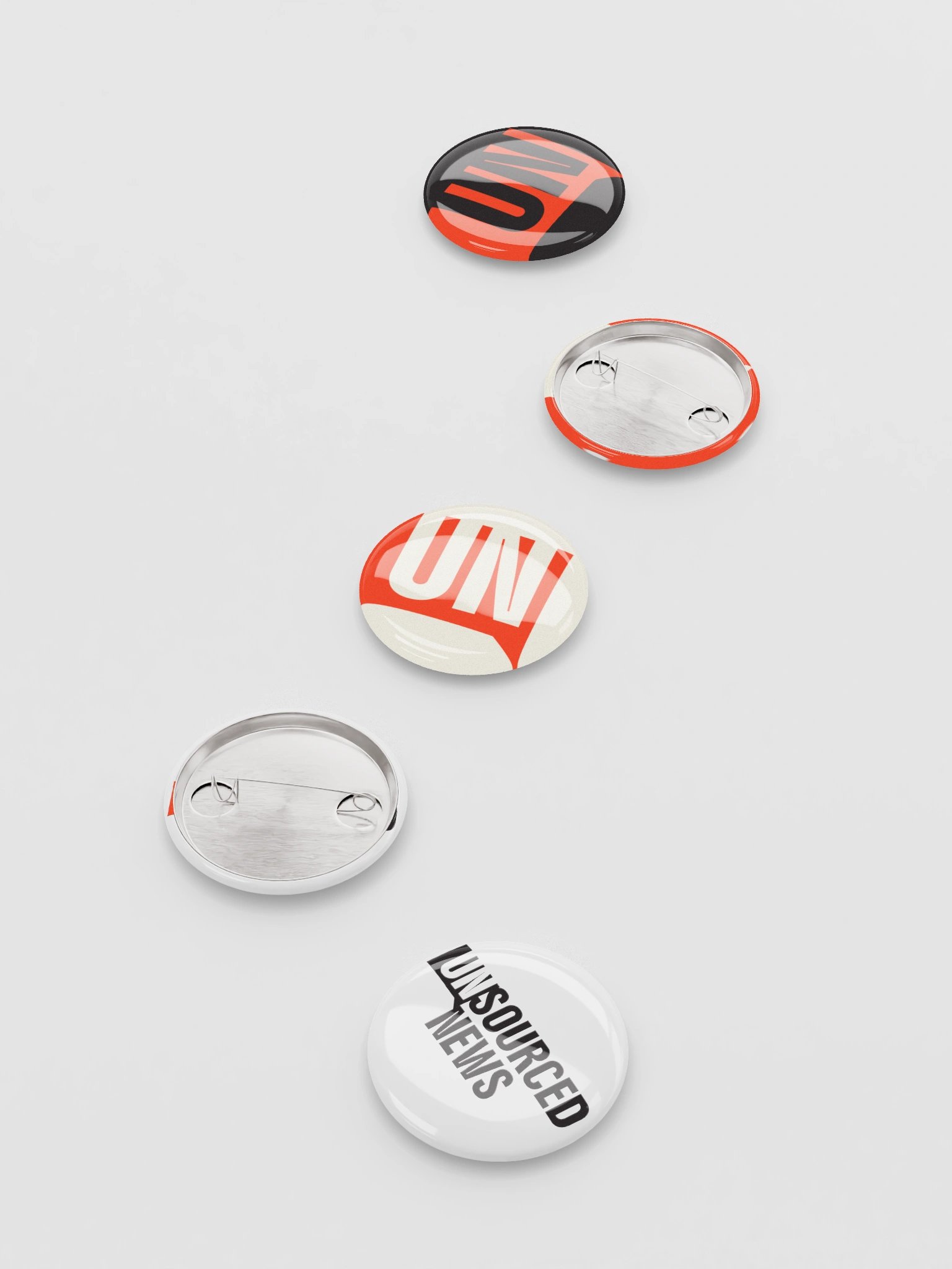 Unsourced News Logo Pin Button Set (5 Pack) product image (7)