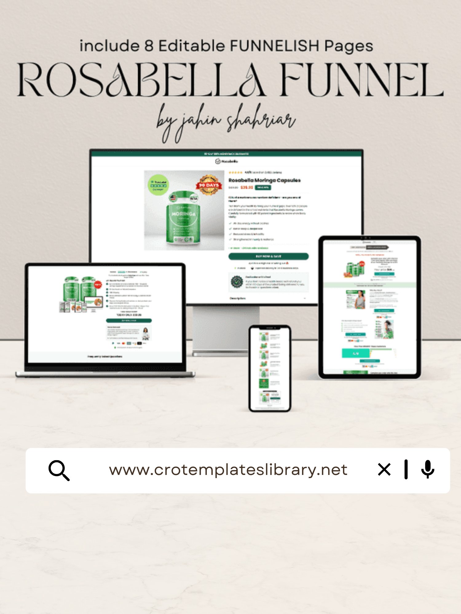 Try Rosabella Funnelish Templates product image (1)